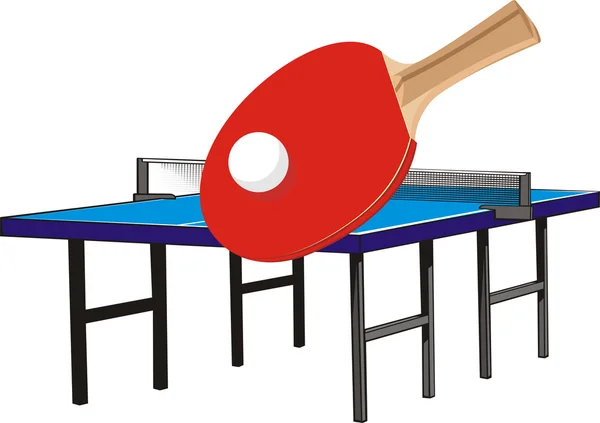 乒乓球-设备 — 图库矢量图片