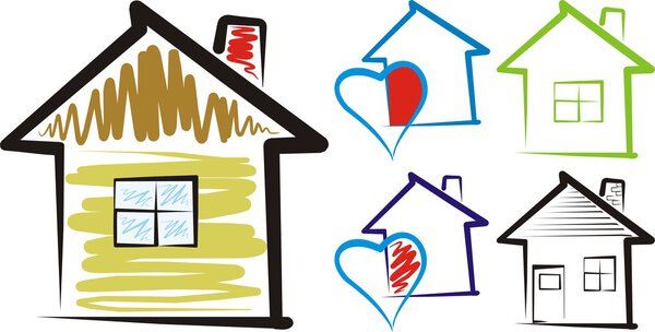 Home, sweet home - silhouette