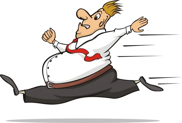 Late businessman Stock Vector