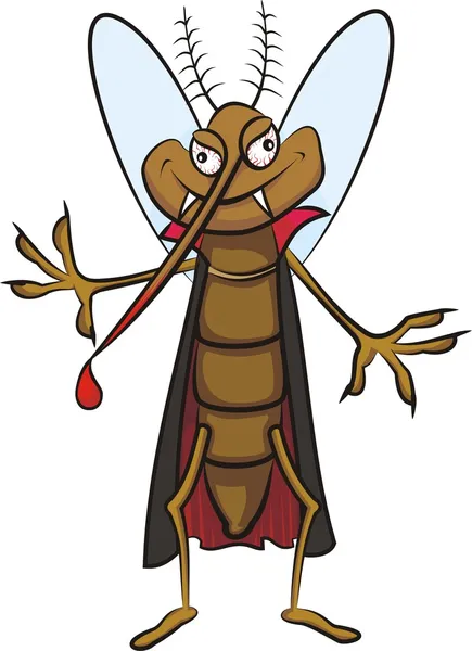 Mosquito vampiro — Vector de stock