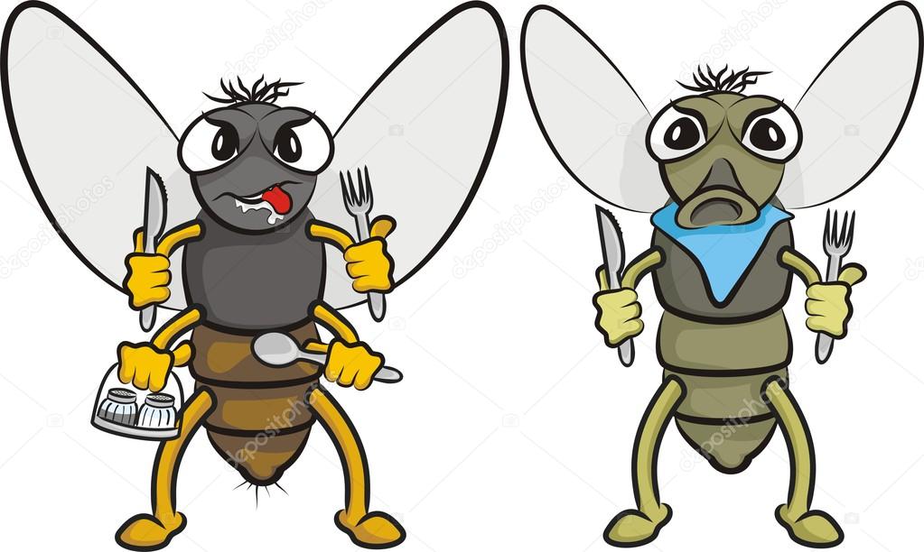 hungry housefly