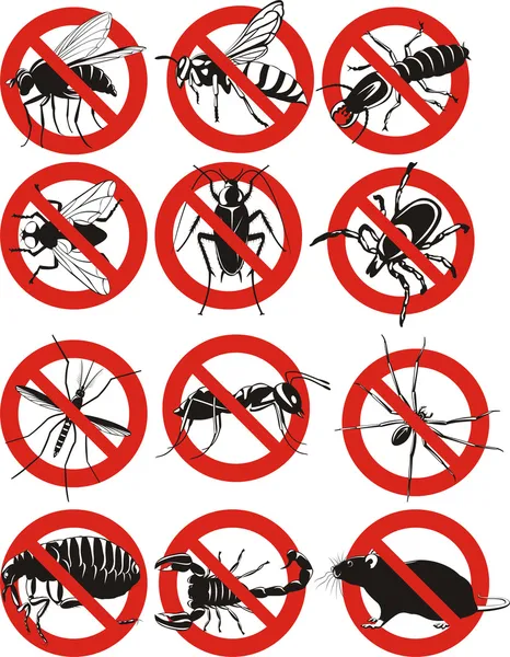 Gemeenschappelijke huishoudelijke pest pictogram — Stockvector