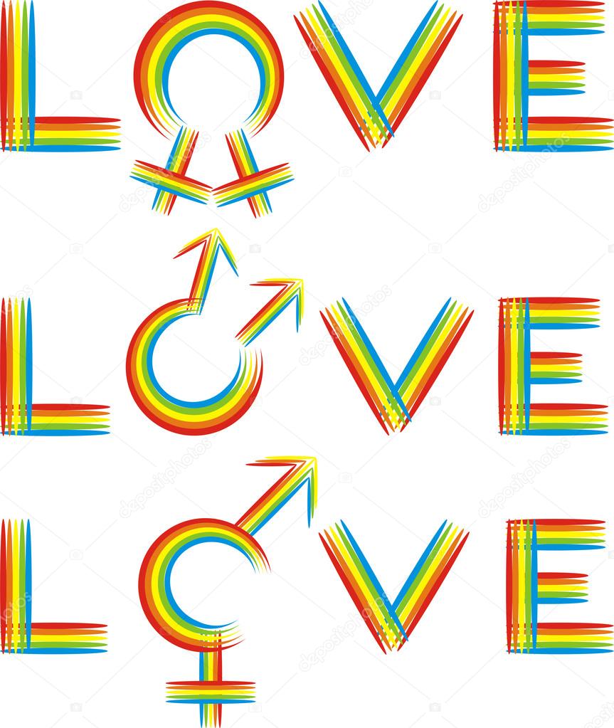 Love - gender rainbow
