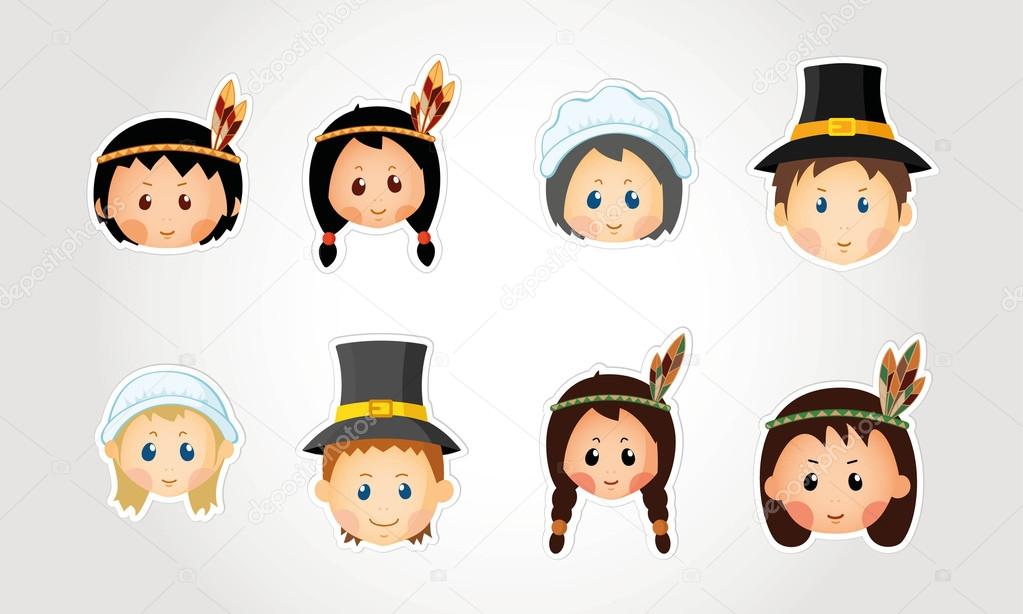 Happy Thanksgiving Pic Funny Funny Kids Thanksgiving Day Stock Vector C Ayra 13757164
