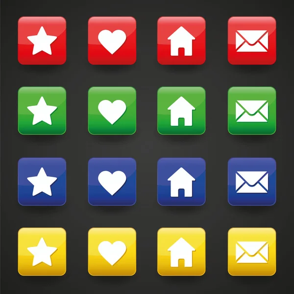 Icone delle app — Vettoriale Stock