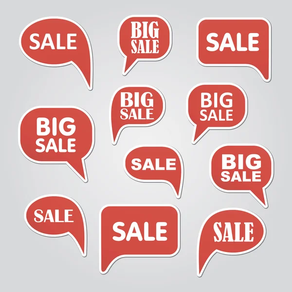 Text bubble SALE — Stock Vector