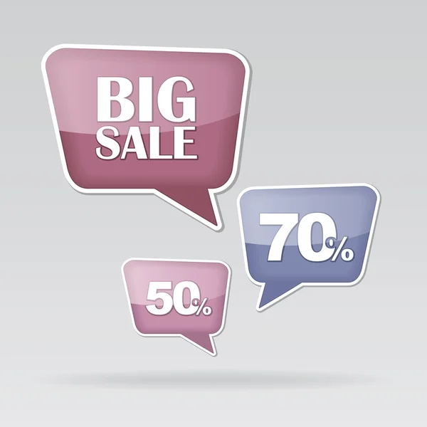 Text bubble SALE — Stock Vector