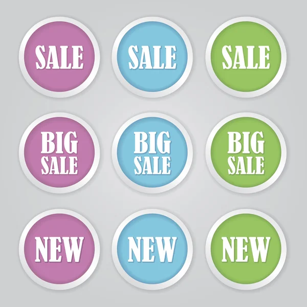 SALE Tags — Stock Vector