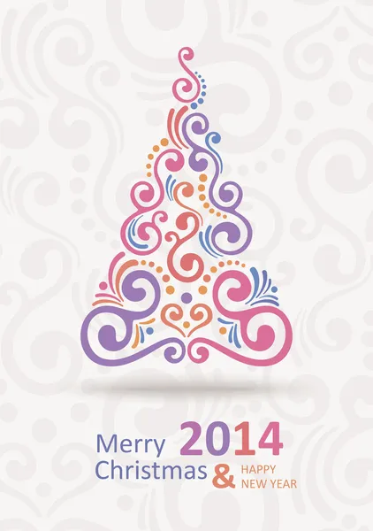 New Year Card — Stock Vector