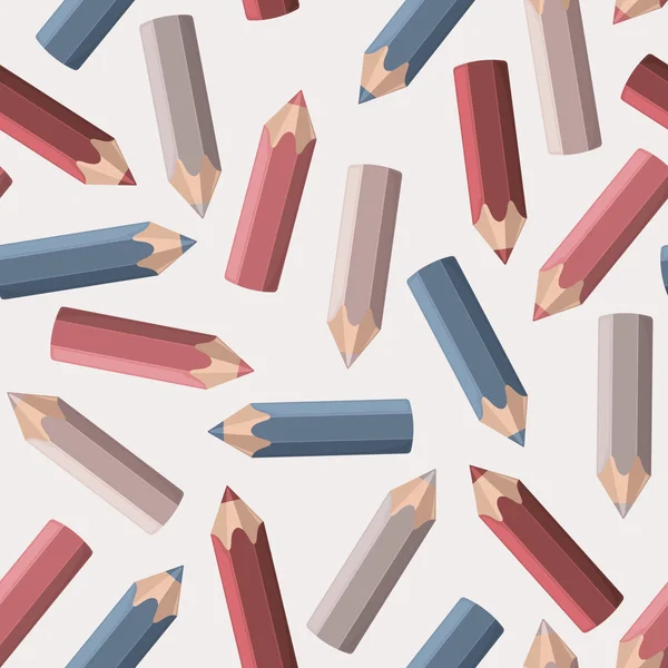 Fond avec crayons de couleur — Image vectorielle