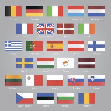 AB ülkelerinin bayrakları