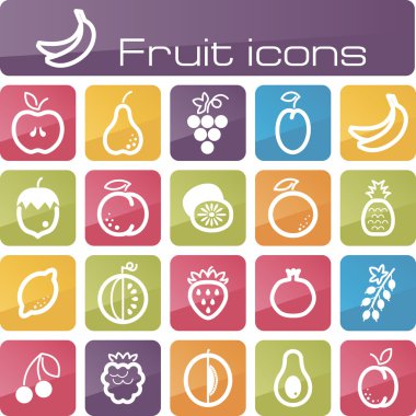 meyve Icons set