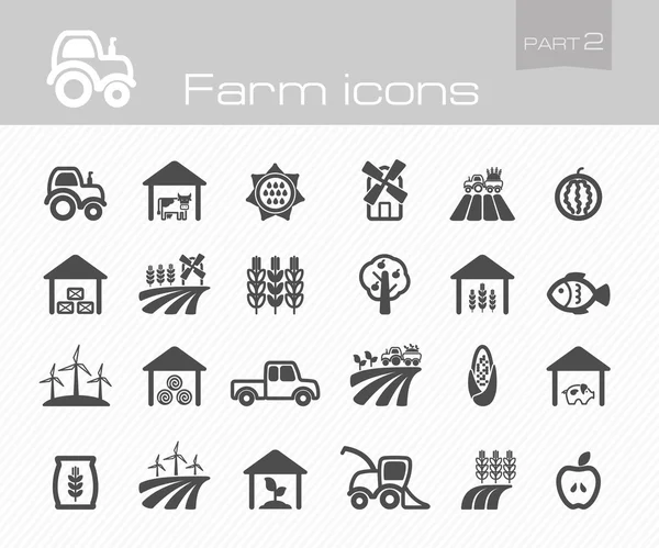Ícones da fazenda parte 2 —  Vetores de Stock