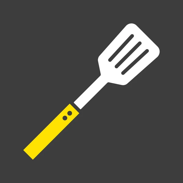 Ikona Wektora Kuchennego Glifu Łopatkowego Sprzęt Kuchenny Symbol Graficzny Gotowania — Wektor stockowy