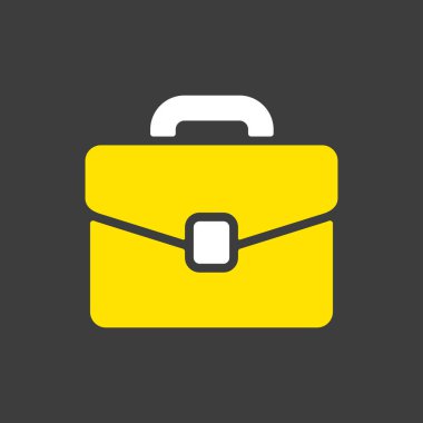 Evrak çantası vektör simgesi. İş tabelası. Web sitenizin tasarımı için grafik sembolü, logo, uygulama, UI. Vektör illüstrasyonu, EPS10.