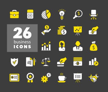 İş ve finans web taslak simgesi seti. Web sitenizin tasarımı için grafik sembolü, logo, uygulama, UI. Vektör illüstrasyonu, EPS10.