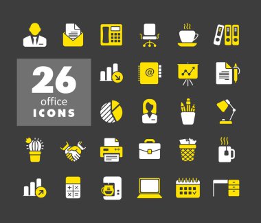Ofis taslak ikonu. Ofis işareti. Web sitenizin tasarımı için grafik sembolü, logo, uygulama, UI. Vektör illüstrasyonu