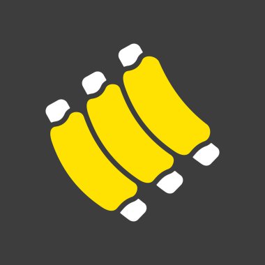 Kaburga eti kabartma sembolü. Çiftlik hayvanı işareti. Web sitenizin tasarımı için grafik sembolü, logo, uygulama, UI. Vektör illüstrasyonu