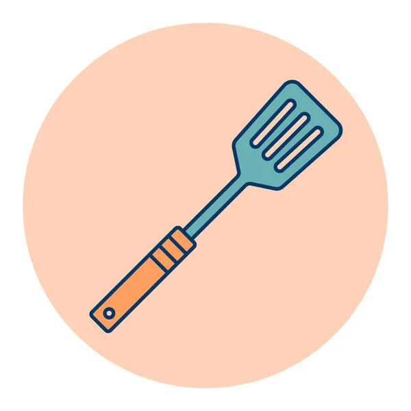 Kolorowa Ikona Wektora Kuchennego Sprzęt Kuchenny Symbol Graficzny Gotowania Projektu — Wektor stockowy