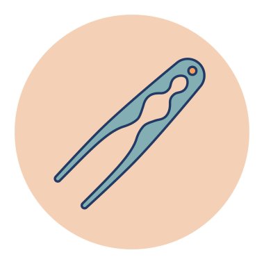 Fındıkkıran kerpeten vektör renk simgesi. Mutfak aletleri. Yemek pişirme web sitesi tasarımı, logo, uygulama, UI için grafik sembolü