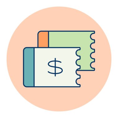 İndirimli kupon izole edilmiş simgesi. E-ticaret tabelası. Web sitenizin tasarımı için grafik sembolü, logo, uygulama, UI. Vektör illüstrasyonu, EPS10.