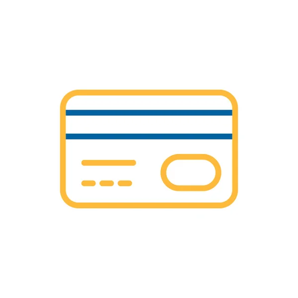 Credit Card Vector Icon Online Payment Credit Debit Card Cash — Stockvektor