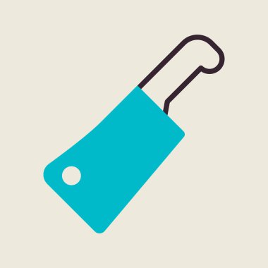 Et helikopteri vektör rengi düz simge. Mutfak aletleri. Yemek pişirme web sitesi tasarımı, logo, uygulama, UI için grafik sembolü