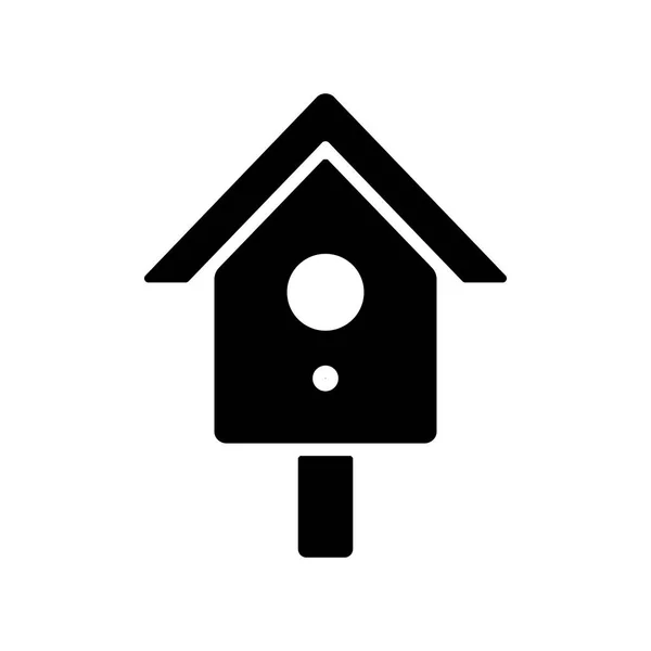 Φωλιασμένο Κουτί Πουλιά Σπίτι Διάνυσμα Glyph Εικονίδιο Σύμβολο Γραφήματος Για — Διανυσματικό Αρχείο
