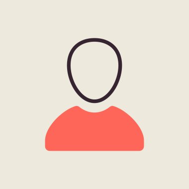 Kullanıcı vektör simgesi. E-ticaret tabelası. Web sitenizin tasarımı için grafik sembolü, logo, uygulama, UI. Vektör illüstrasyonu, EPS10.