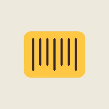 Barkod simgesi. E-ticaret tabelası. Web sitenizin tasarımı için grafik sembolü, logo, uygulama, UI. Vektör illüstrasyonu, EPS10.