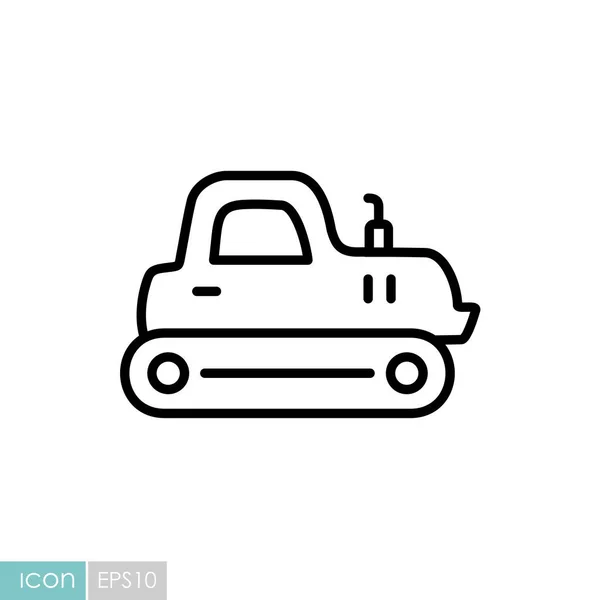 Traktorfahrwerk Symbol Landwirtschaftszeichen Grafik Symbol Für Ihr Webseiten Design Logo — Stockvektor