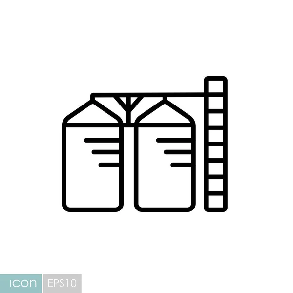 Εικονίδιο Διανύσματος Σιτηρών Σήμανση Γεωργίας Σύμβολο Γραφήματος Για Σχεδιασμό Της — Διανυσματικό Αρχείο
