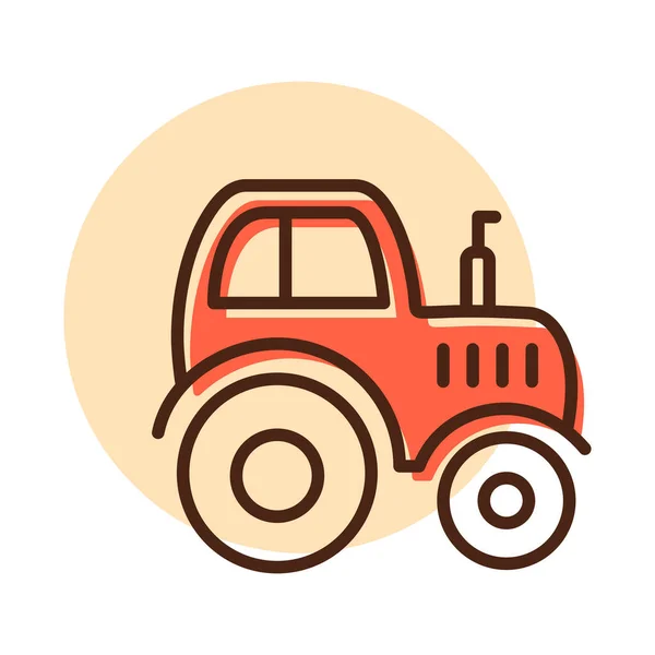 Tractor Icon Farmer Machine Agriculture Sign Graph Symbol Your Web — Stock Vector
