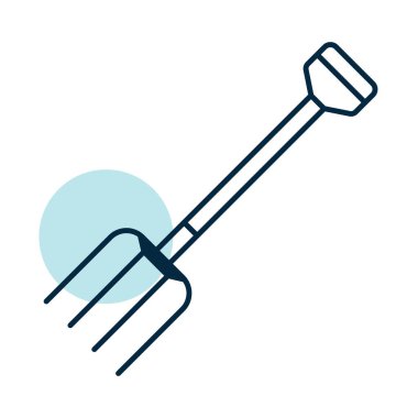 Bahçe yabası vektör ikonu. Tarım, bahçe ve bitkiler için grafik sembolü Web sitesi ve uygulama tasarımı, logo, uygulama, UI