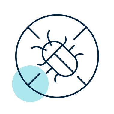 Böcekleri kontrol et. Bitkileri, izole edilmiş vektör ikonundan korumak. Tarım, bahçe ve bitkiler için grafik sembolü Web sitesi ve uygulama tasarımı, logo, uygulama, UI