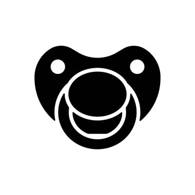 Bebek kukla meme vektör simgesi. Çocuklar ve yeni doğmuş bebekler için grafik sembolü Web sitesi ve uygulama tasarımı, logo, uygulama, UI