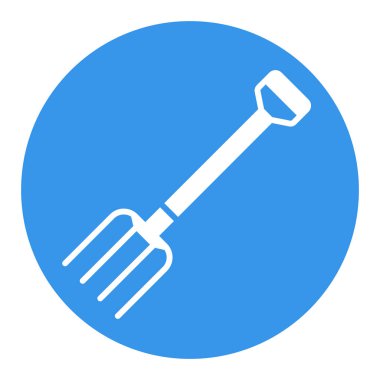 Bahçe yabası vektör simgesi. Tarım, bahçe ve bitkiler için grafik sembolü Web sitesi ve uygulama tasarımı, logo, uygulama, UI