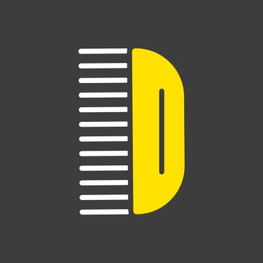 Saç fırçası bebek vektörü izole edilmiş kabartma simgesi. Çocuklar ve yeni doğmuş bebekler için grafik sembolü Web sitesi ve uygulama tasarımı, logo, uygulama, UI
