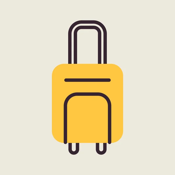 Gepäck Gepäckvektorsymbol Grafik Symbol Für Reise Und Tourismus Website Und — Stockvektor