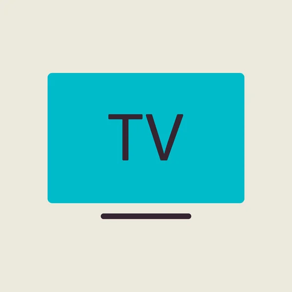 Ikona Wektora Inteligentnej Telewizji Symbol Graficzny Strony Internetowej Aplikacji Dla — Wektor stockowy