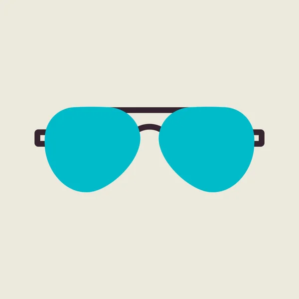 Ikona Vektoru Slunečních Brýlí Letní Znamení Grafický Symbol Pro Cestování — Stockový vektor