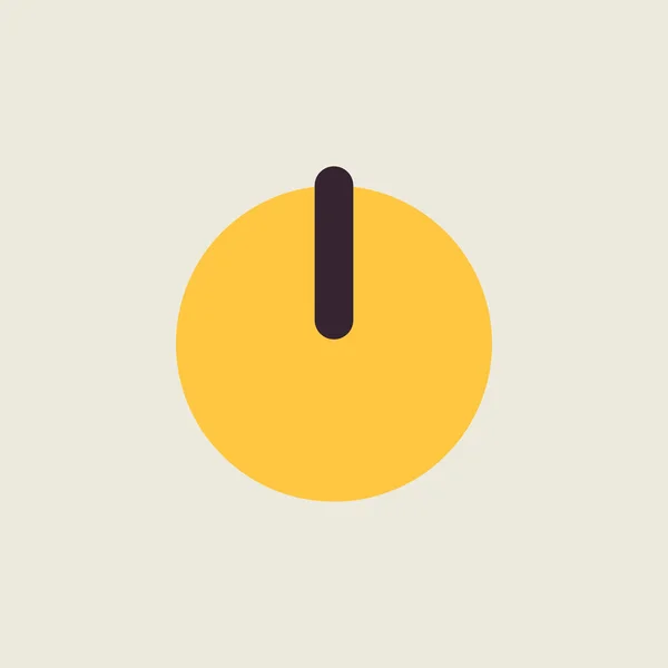 Power Button Vector Icon Graph Symbol Music Sound Web Site — 스톡 벡터