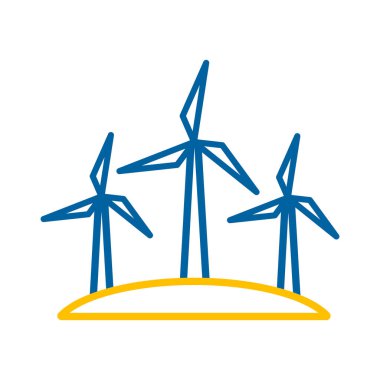 Yel değirmeni ikonu. Tarım işareti. Web sitenizin tasarımı için grafik sembolü, logo, uygulama, UI. Vektör illüstrasyonu, EPS10.