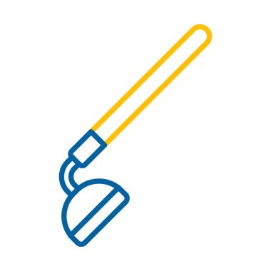 Bahçe çapa vektör ikonu izole. Tarım, bahçe ve bitkiler için grafik sembolü Web sitesi ve uygulama tasarımı, logo, uygulama, UI