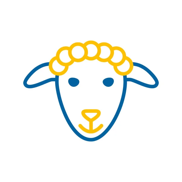 Sheep Icon Farm Animal Vector Illustration Agriculture Sign Graph Symbol — Stock Vector