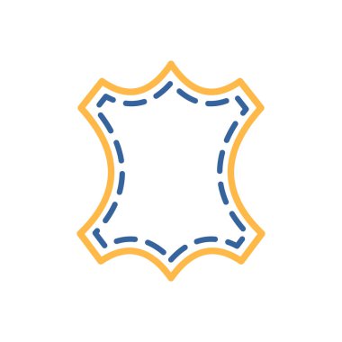 Deri izole edilmiş ikon. Çiftlik hayvanı işareti. Web sitenizin tasarımı için grafik sembolü, logo, uygulama, UI. Vektör illüstrasyonu