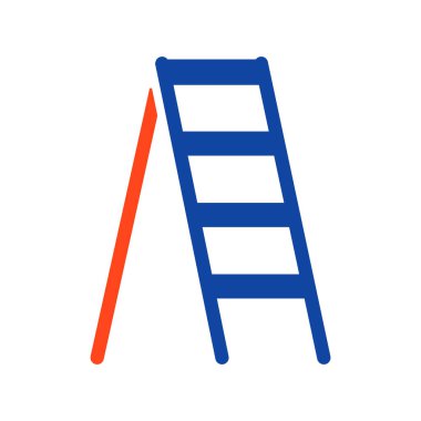 Bahçe merdivenleri, merdiven vektör sembol. Tarım, bahçe ve bitkiler için grafik sembolü Web sitesi ve uygulama tasarımı, logo, uygulama, UI