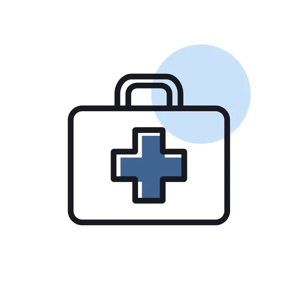 子供のベクトル分離アイコンを支援 医学と医療 医療支援のサイン 医療ウェブサイトやアプリのデザイン アプリ Uiのグラフシンボル — ストックベクタ