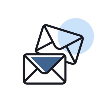 Posta ana hatları simgesi. Çalışma alanı tabelası. Web sitenizin tasarımı için grafik sembolü, logo, uygulama, UI. Vektör illüstrasyonu, EPS10.