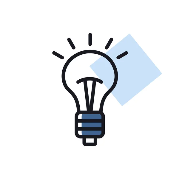 灯泡轮廓图标 业务标志 图形符号为您的网站设计 应用程序 用户界面 病媒说明 Eps10 — 图库矢量图片